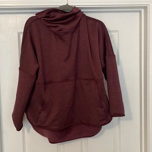 NorthFace warm poncho jacket! Super cute and velvet in the inside!